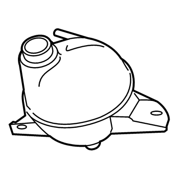 Ford KK2Z-8A080-D Tank Assembly - Radiator Overflow