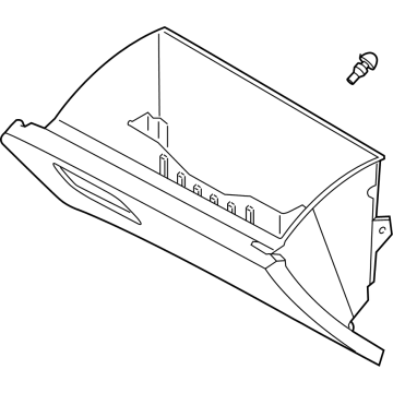 Ford M2DZ-7806024-AC Door Assembly - Glove Compartment