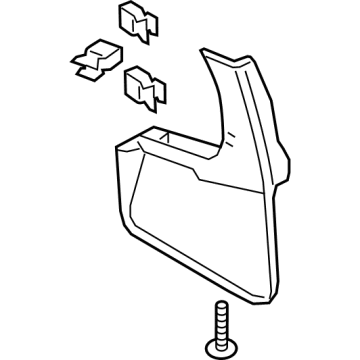 Ford KB3Z-16A550-BB Kit - Mudflap
