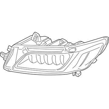 Lincoln Continental Headlight - GD9Z-13100-E