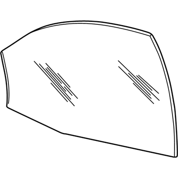 Ford F6DZ-5421410-AC Glass - Door