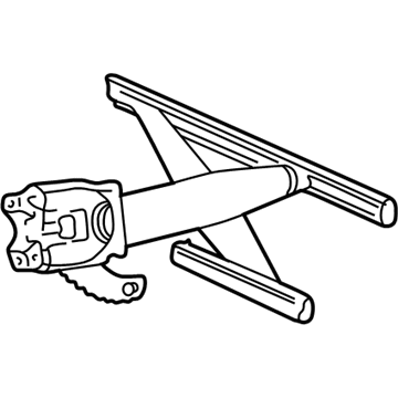 Ford 5F1Z-5423200-AA Regulator - Window - Less Motor