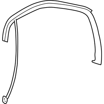 Ford 4F1Z-5421596-AA Run - Door Glass
