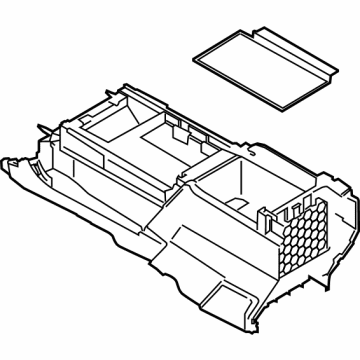 Ford NL1Z-78045A36-AA Floor Console, Black NL1Z-78045A36-AA Ford Floor Console, Black Illustration 1 of 1