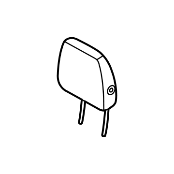 Ford M2DZ-78611A08-AC Head Rest Assembly