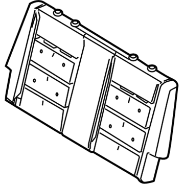 Ford 5F9Z-7466801-CA Pad - Rear Seat Back