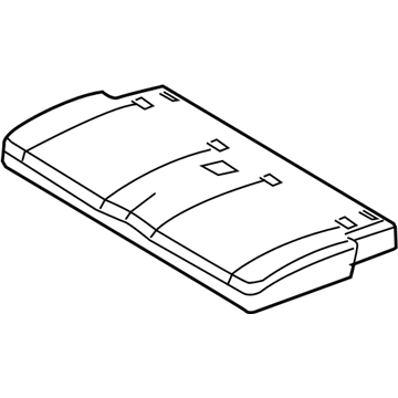 Ford 8A4Z-7463805-CA Cover Assembly - Rear Seat