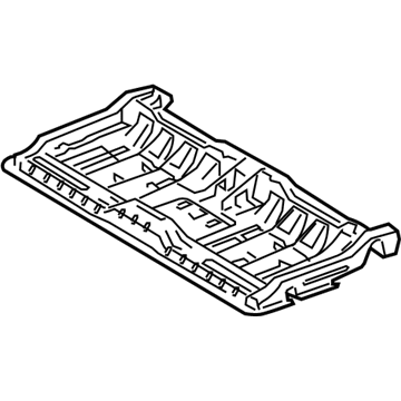 5F9Z-7463160-BA Ford Seat Frame, Rear Illustration 1 of 1