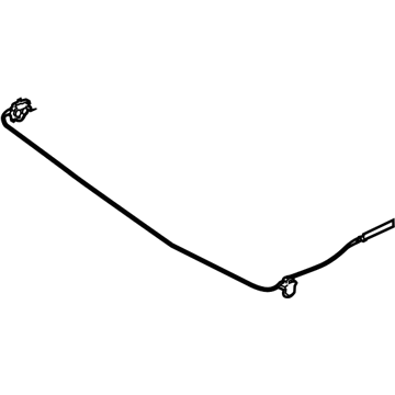 5F9Z-7467412-AB Ford Lower Latch, Rear Illustration 1 of 1