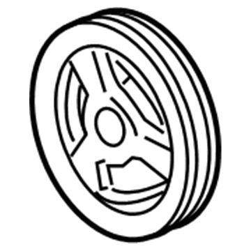 Mercury 2C5Z-6312-AA Pulley - Crankshaft