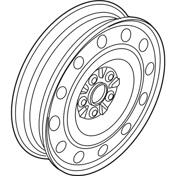 Lincoln DE9Z-1015-A Wheel Assembly