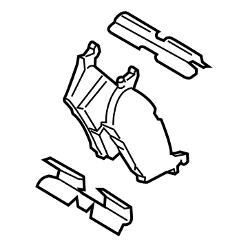 NL3Z-2200-C Ford PAD - BRAKE Illustration 1 of 1