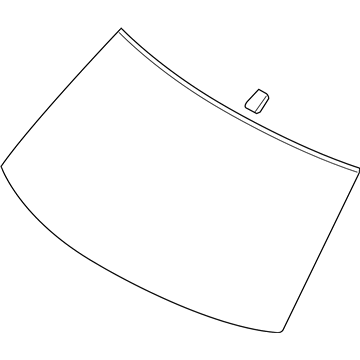 Ford 8A8Z-7403100-A Glass - Windscreen