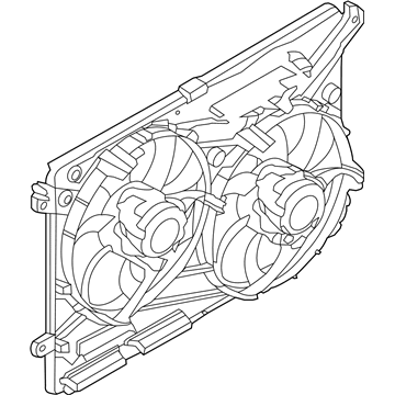 Ford FG9Z-8C607-B Motor And Fan Assembly - Engine Cooling