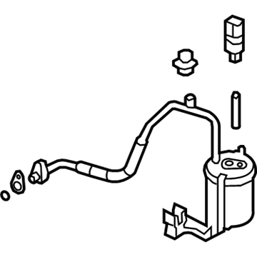 Mercury BL8Z-19C836-B Accumulator Assembly - Air Conditioning