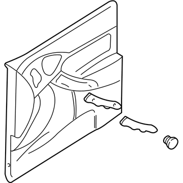 Ford 5S4Z-6123942-ABA Trim Assembly - Front Door