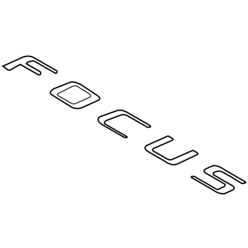 Ford 8S4Z-5442528-AA Name Plate