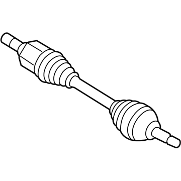 Ford 9T1Z-3B437-A Shaft - Front Axle