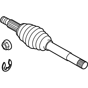 Ford 9T1Z-3A329-A Shaft