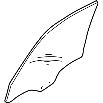 Ford 5L8Z-7821410-AA Glass - Door