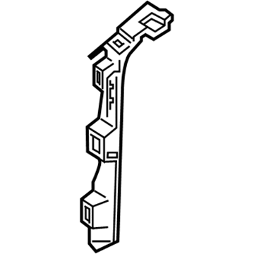 Ford HL3Z-8348-B Side Seal, Front Passenger Side HL3Z-8348-B Ford Side Seal, Front Passenger Side Illustration 1 of 1