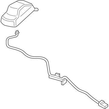 Ford PC3Z-15442-B Roof Lamp Assembly PC3Z-15442-B Ford Roof Lamp Assembly Illustration 1 of 1