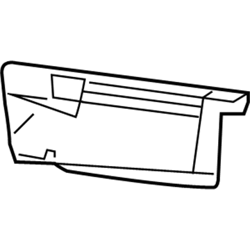 Lincoln F8VZ5411250AA Extension - Rear Floor Panel