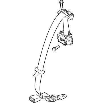 Ford PC3Z-26611B64-AB Seat Belt Assembly