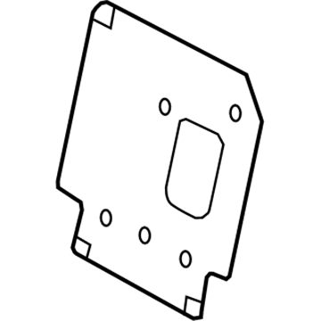 Ford 7L1Z-7860509-A Rear Panel, Center Passenger Side 7L1Z-7860509-A Ford Rear Panel, Center Passenger Side Illustration 1 of 1