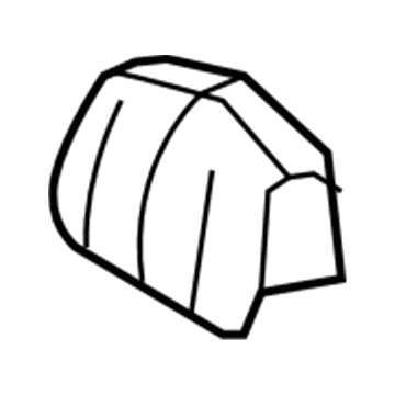8L7Z-78611A08-EC Ford Headrest, Charcoal, Passenger Side Illustration 1 of 1