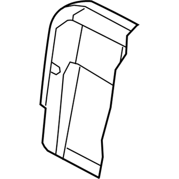 Lincoln AL7Z-7866600-AA Cover Assembly - Rear Seat Back