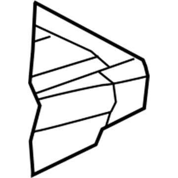 7L7Z-7863840-B Ford Seat Cushion Pad, Rear Passenger Side Illustration 1 of 1