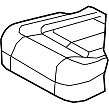 Lincoln 7L7Z-7863804-LD Cover Assembly - Rear Seat