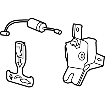 Lincoln DA5Z-5443200-A Lock Assembly