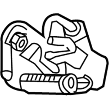 Lincoln 6G1Z-5443252-A Plate - Door Lock Striker