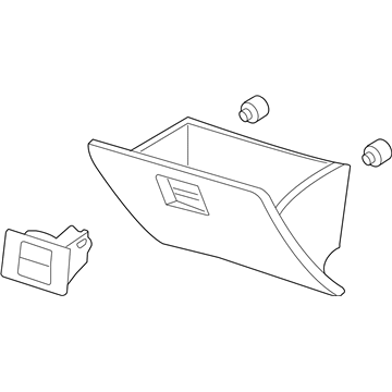 Ford 6L2Z-7806024-AAC Door Assembly - Glove Compartment