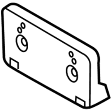 Lincoln BA1Z-17A385-A Bracket - License Plate