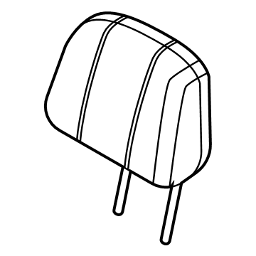Lincoln R2TZ-58611A08-CL Headrest, Outer