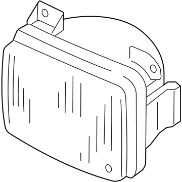 Mercury 5E6Z-15200-AA Lamp Assembly - Fog - Front