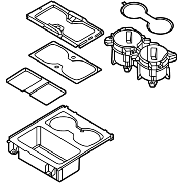 Ford PC3Z-2613562-AD Insert Assembly - Console