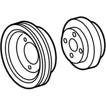 Ford XL3Z-6B321-AA Pulley - Crankshaft