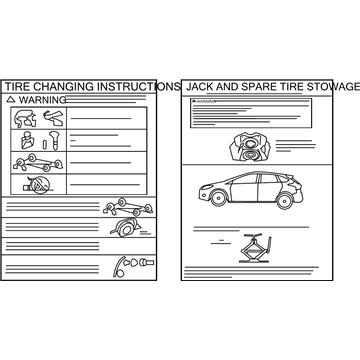 CM5Z-17A083-E Ford Tire Info Label Illustration 1 of 1