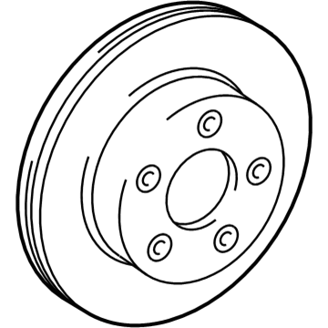 Lincoln 3W1Z-1125-AB Rotor Assembly - Brake