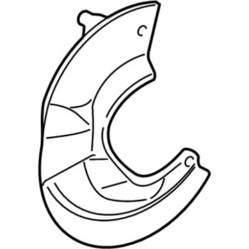 Lincoln 3W1Z-2K004-AA Shield - Splash