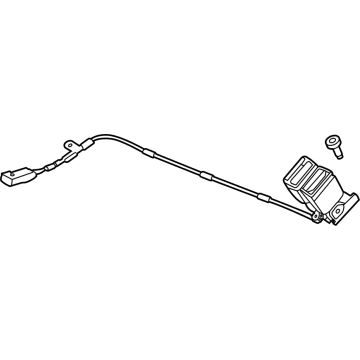 Ford LJ8Z-5860044-AD Buckle Assembly - Seat Belt LJ8Z-5860044-AD Ford Buckle Assembly - Seat Belt Illustration 1 of 1