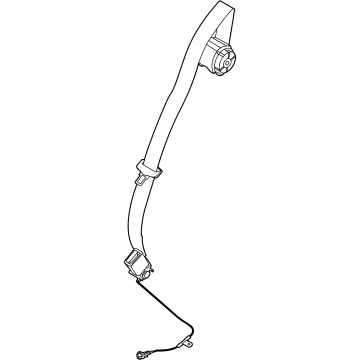 Ford LJ8Z-58611B64-AC Seat Belt Assembly