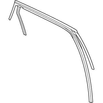 Ford LJ6Z-7825766-C Run - Door Glass