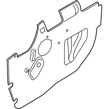 Ford 9T1Z-61237A04-A Shield - Water Splash