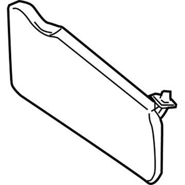 Ford AL8Z-7804104-GA Visor Assembly - Sun