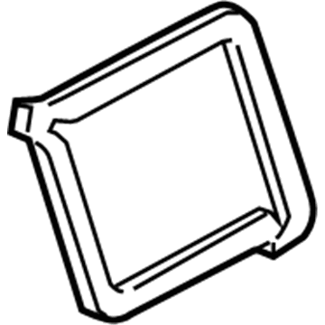 Ford YL8Z-19C594-AA Evaporator Assembly Seal YL8Z-19C594-AA Ford Evaporator Assembly Seal Illustration 1 of 1